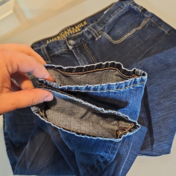 American Eagle Outfitters Core Flex 32x31 Blue Slim Jeans Deep Indigo - Picture 7 of 11